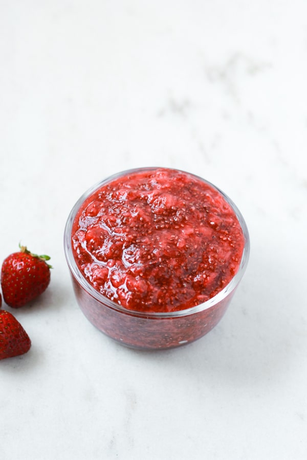 Healthy Strawberry Chia Seed Jam