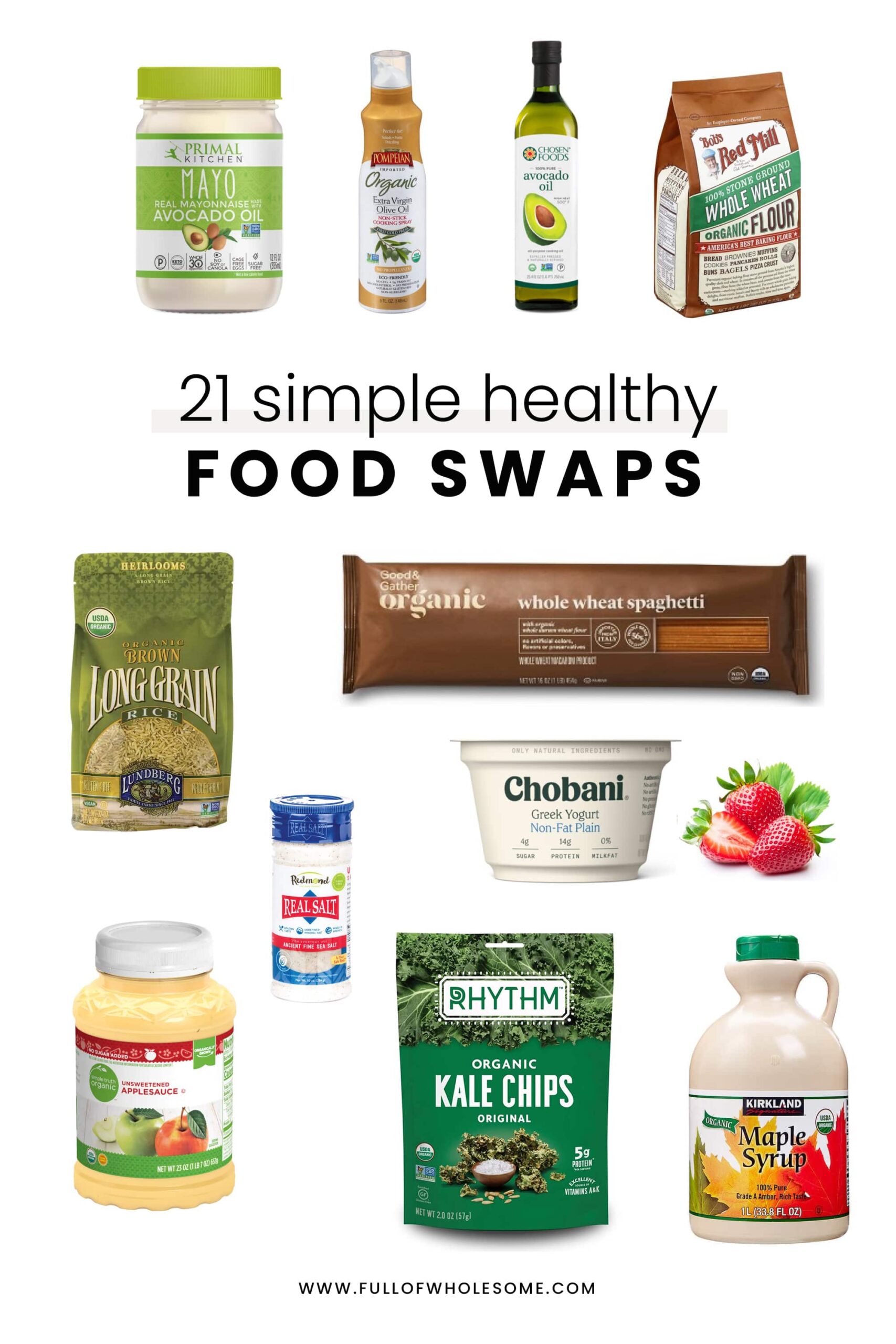 21 Simple Healthy Food Swaps