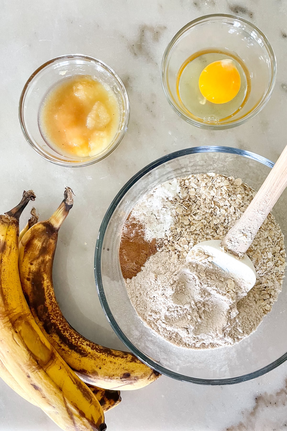 Banana Oatmeal Cookies- ingredients