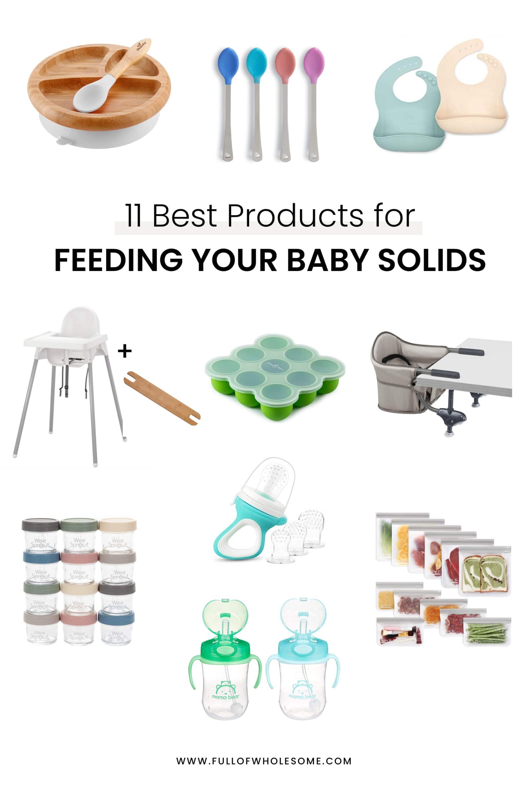 11 best products to feed you baby solids