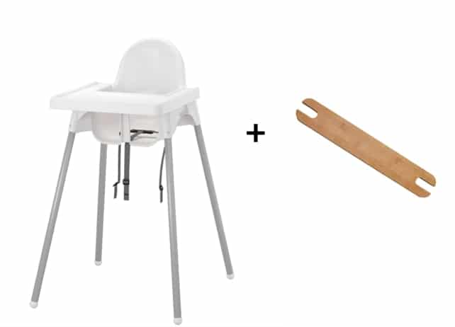 Ikea HighChair - with a footrest for high chair