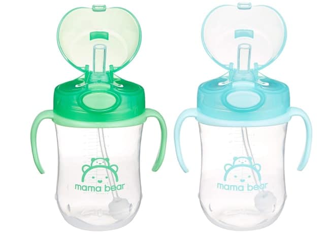 Mama Bear Weighted Straw Sippy Cup