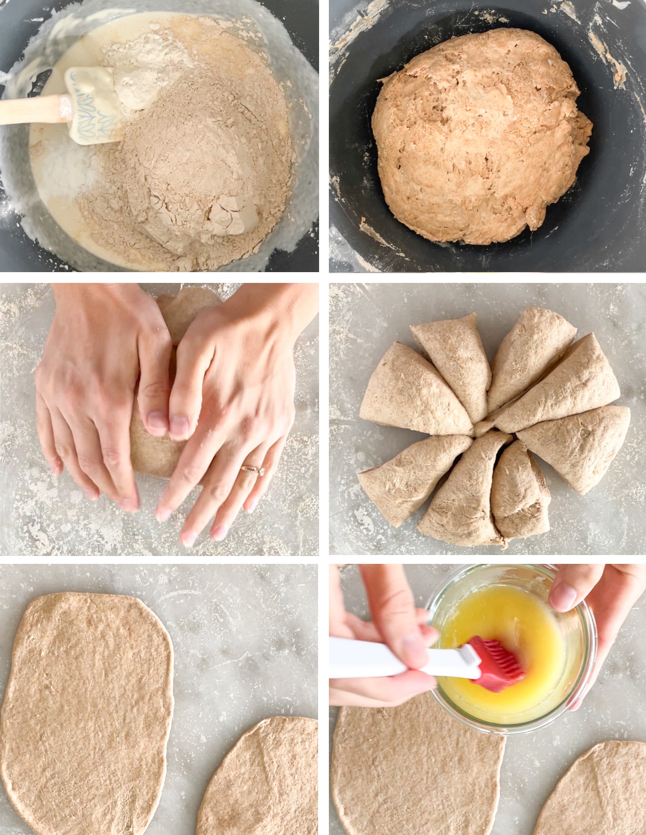 Naan Wheat step by step instructions