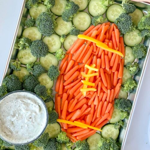 Gameday Veggie Tray - Full of wholesome